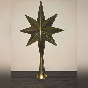 20" Gold 8-Point Star Tree-Topper